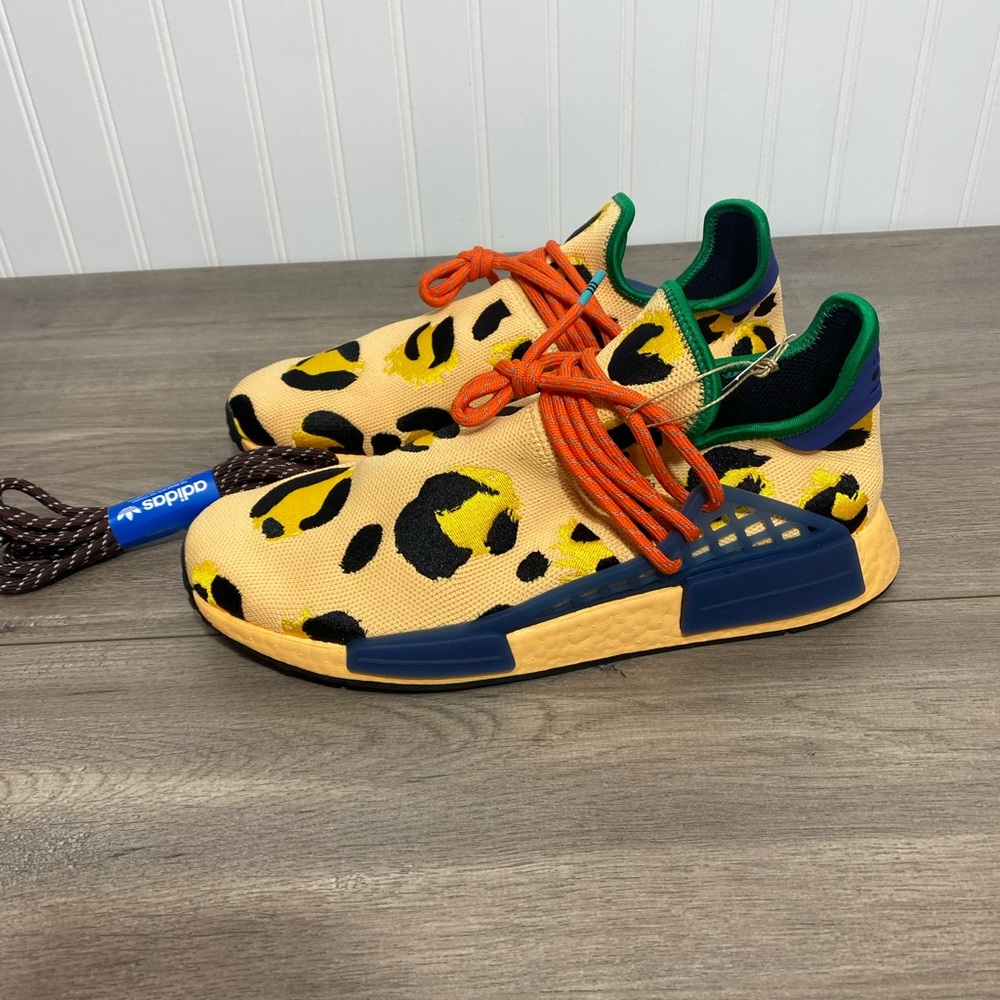 Adidas Originals Pharrell Williams  NMD HU Animal Print Cheetah 12 no box - Picture 16 of 16